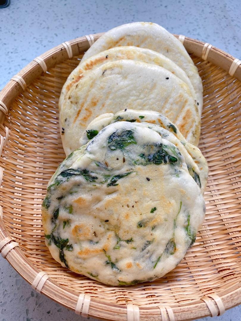 软软的葱花大饼