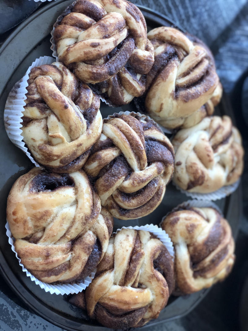 好吃但没罪恶感的法式肉桂卷(cinnamon buns)