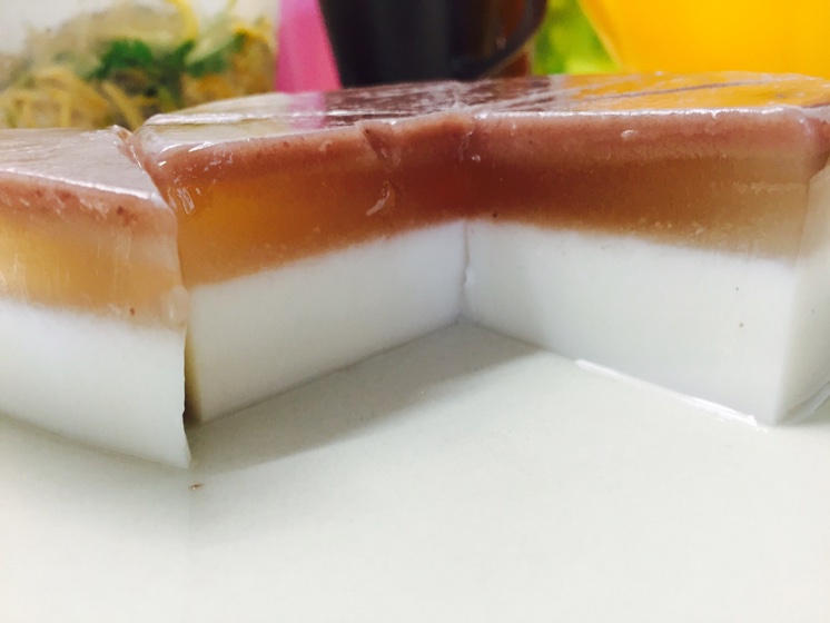 牛奶椰汁红豆糕