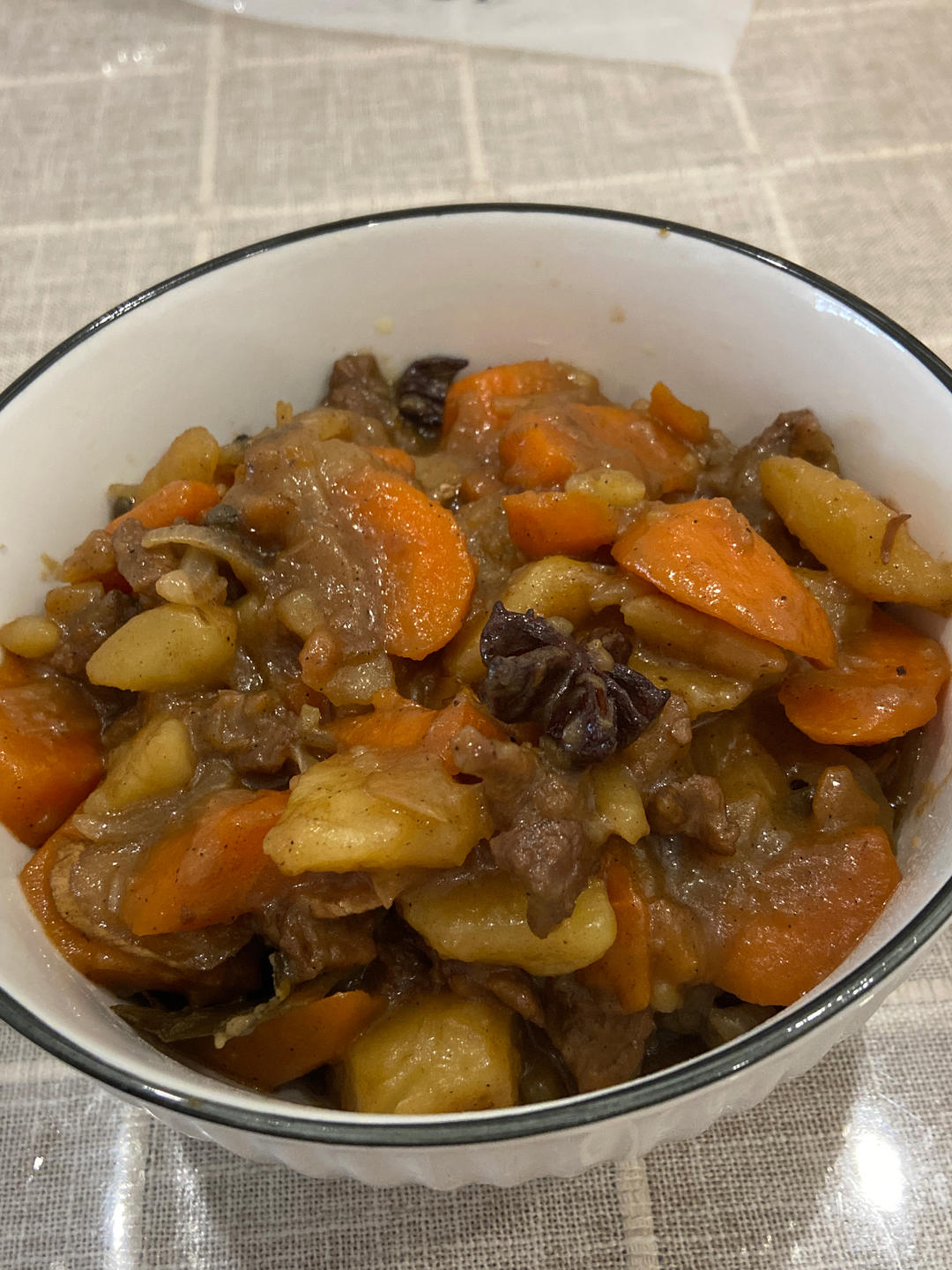 沙沙土豆胡萝卜炖牛肉