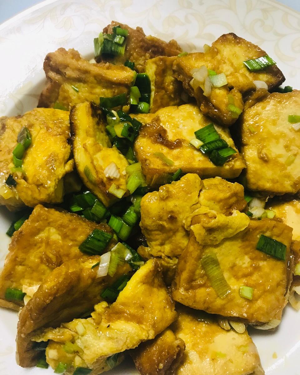蚝油嫩豆腐