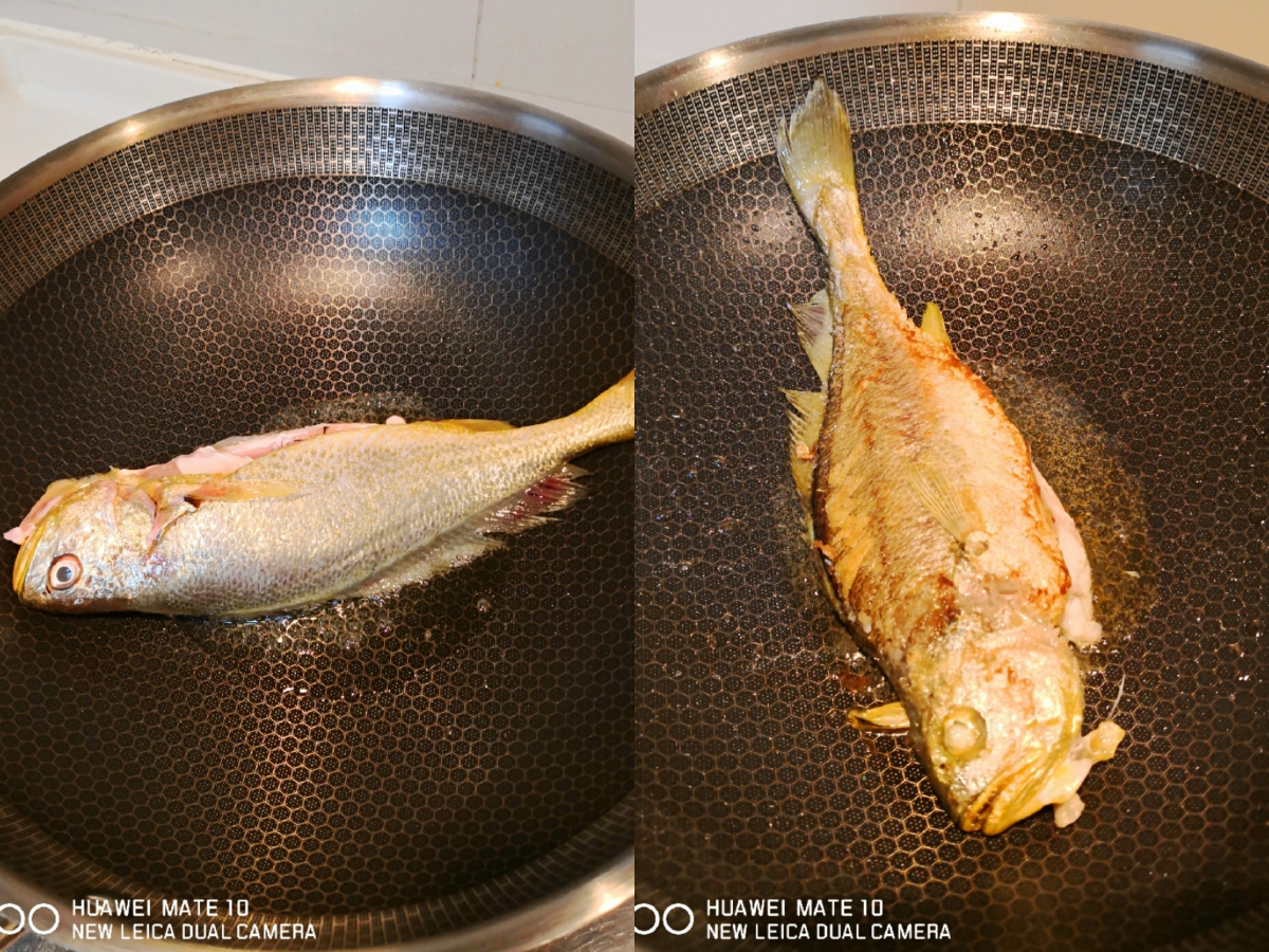 快手香煎黄花鱼的做法 步骤2