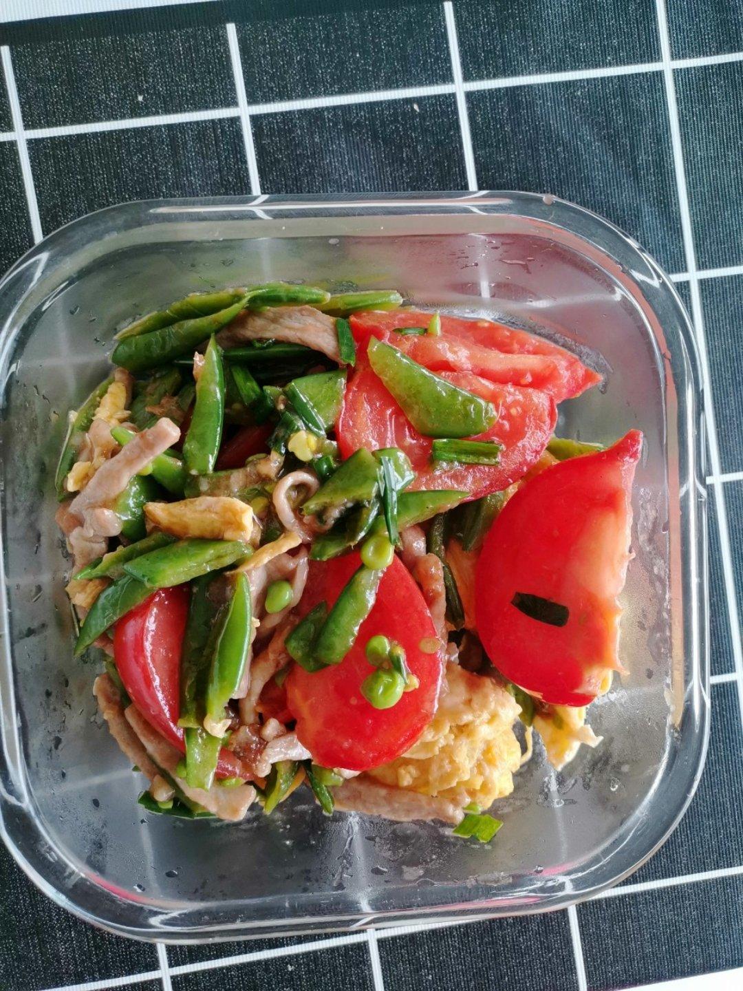 甜豆炒肉片