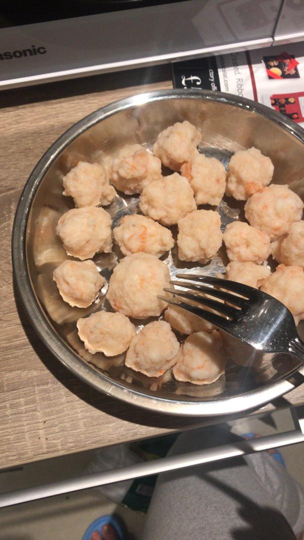 不加粉的Q弹虾滑
