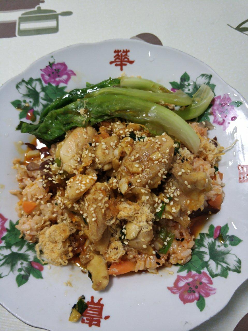 照烧蒜香版鸡腿饭的做法