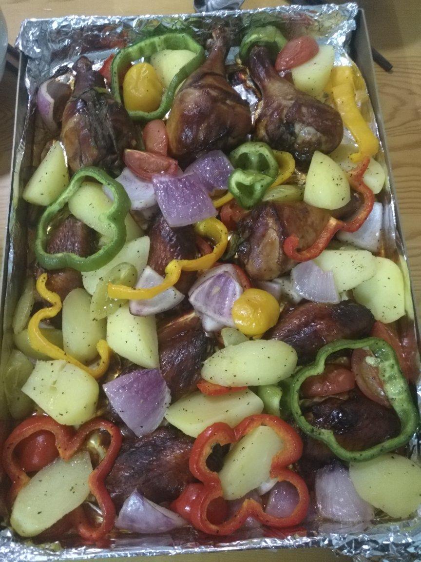 幸福满满——美味烤鸡