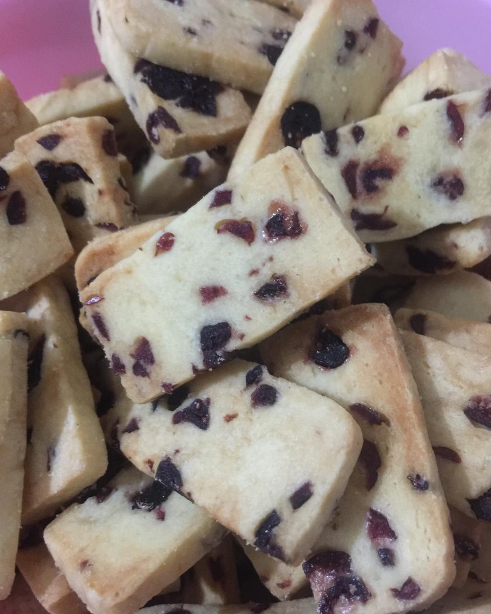 低糖少油版蔓越莓饼干