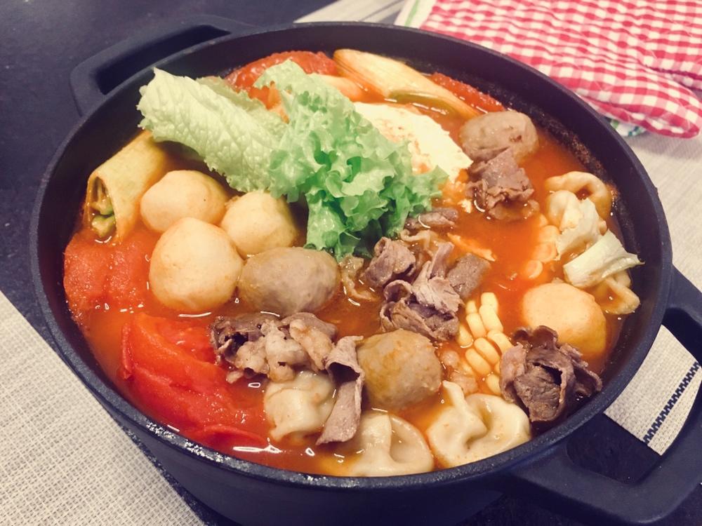番茄土豆肥牛锅