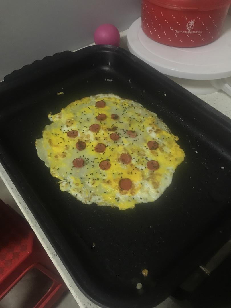 在家就能做的高颜值超好吃的(火腿鸡蛋饼）