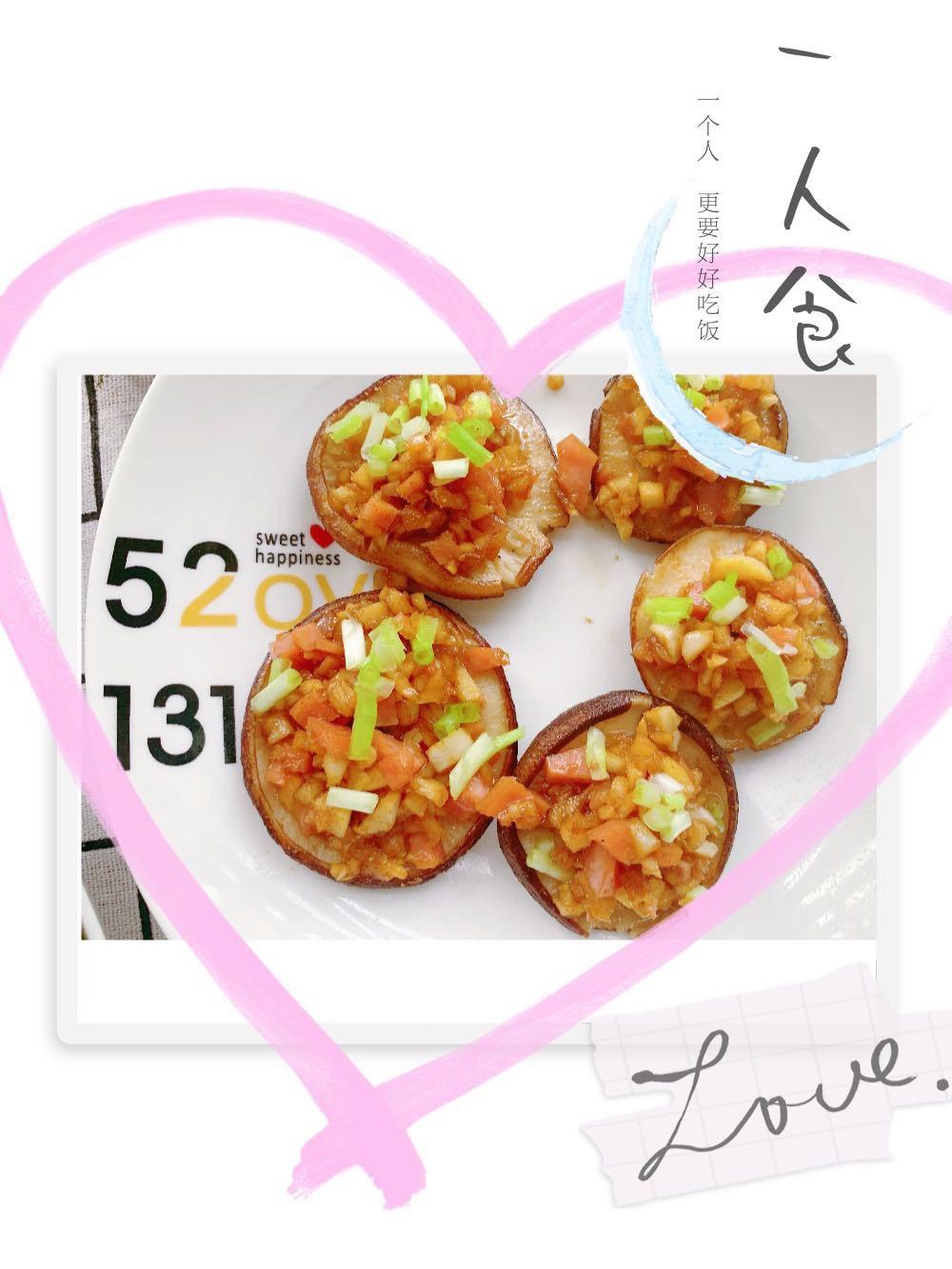 蒜蓉孜然烤香菇