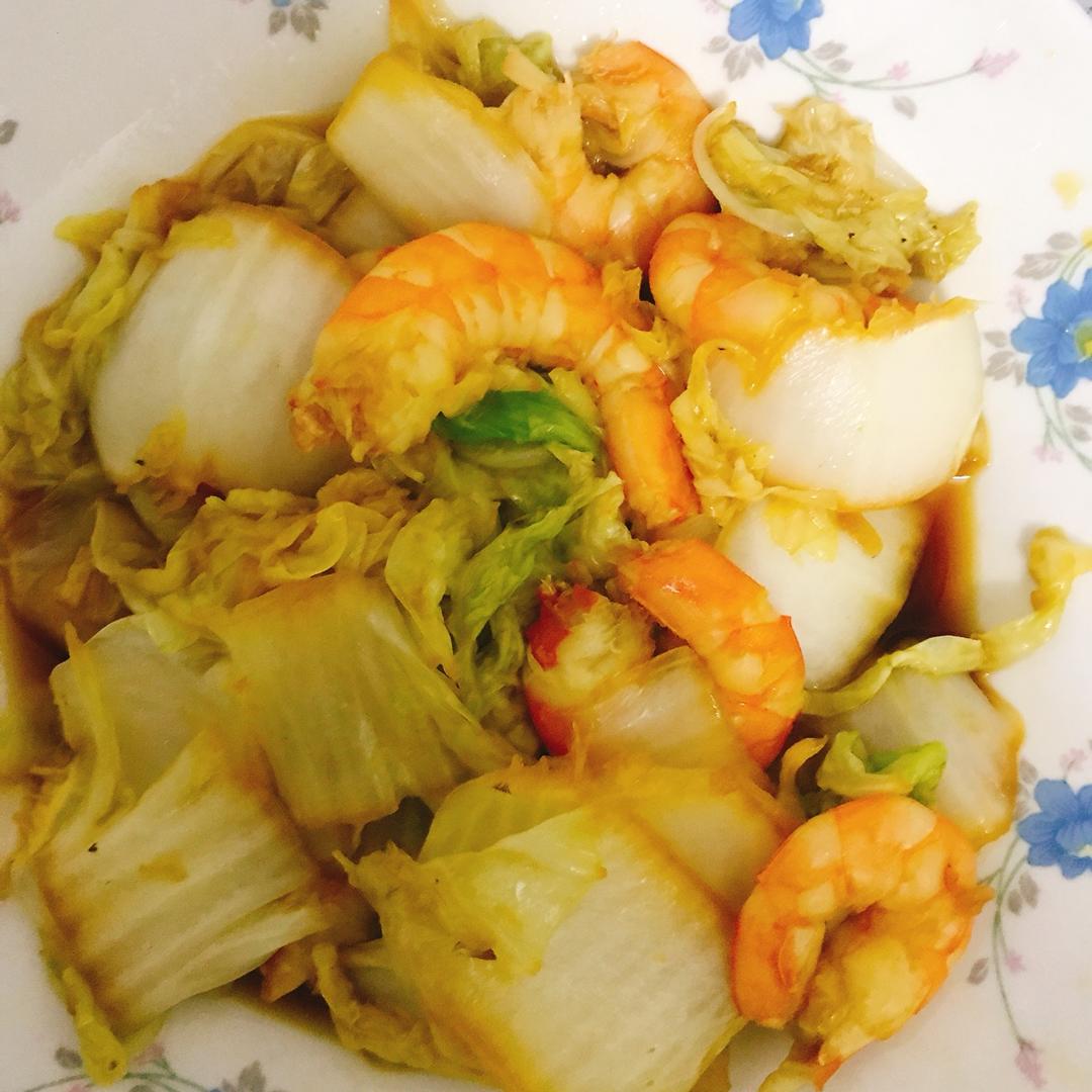 虾仁白菜