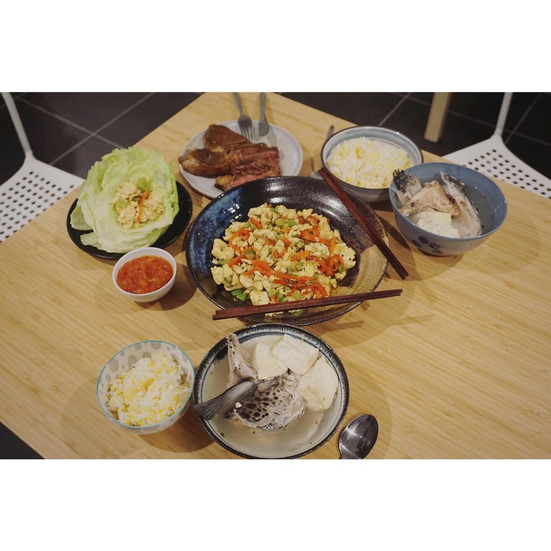 【健康三餐】咖喱鸡肉末生菜卷