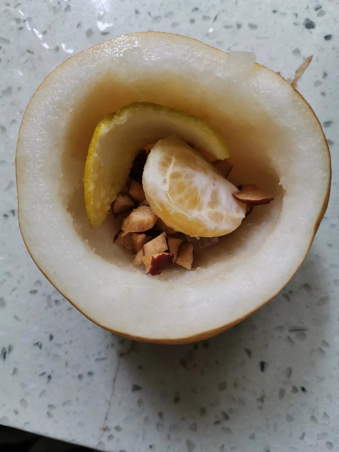 冰糖炖雪梨(化痰止咳)