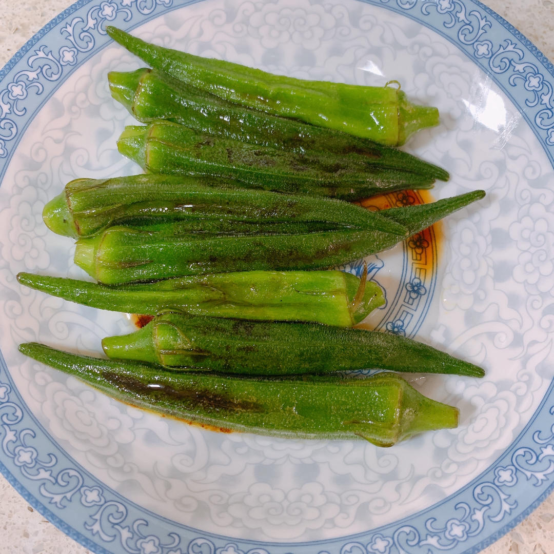 【白灼秋葵】清爽简单