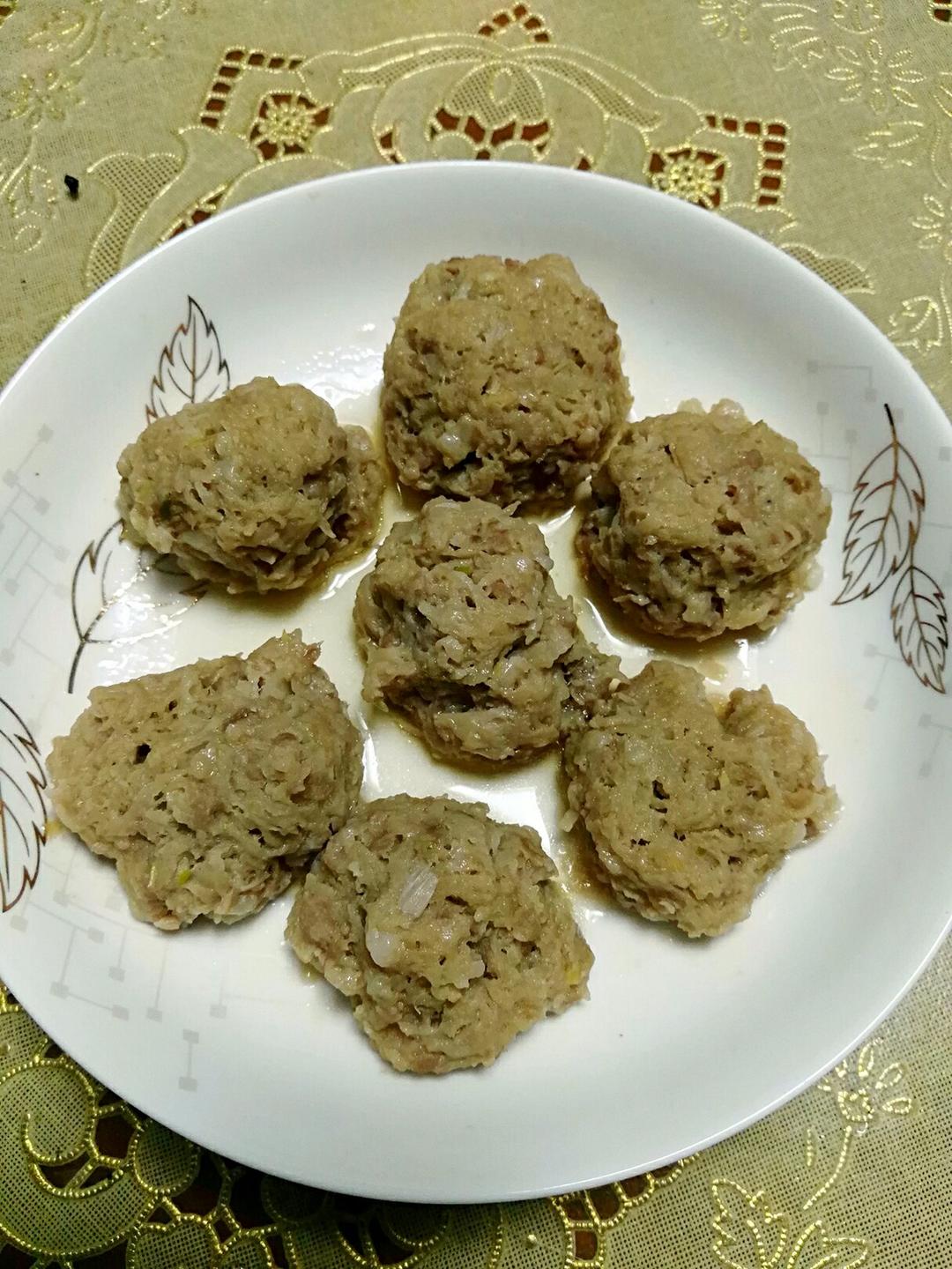 清蒸藕丸