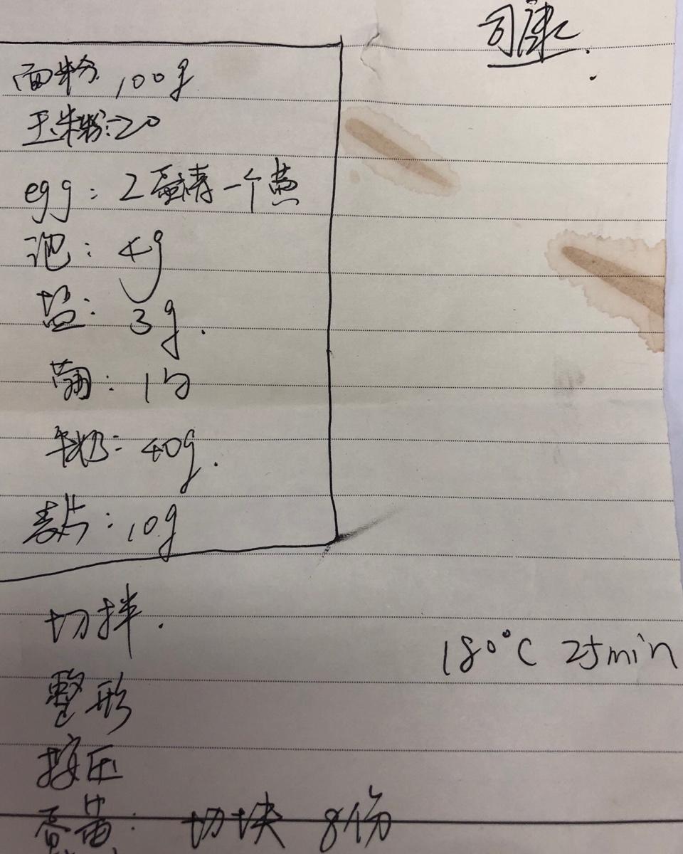 低脂紫薯燕麦司康