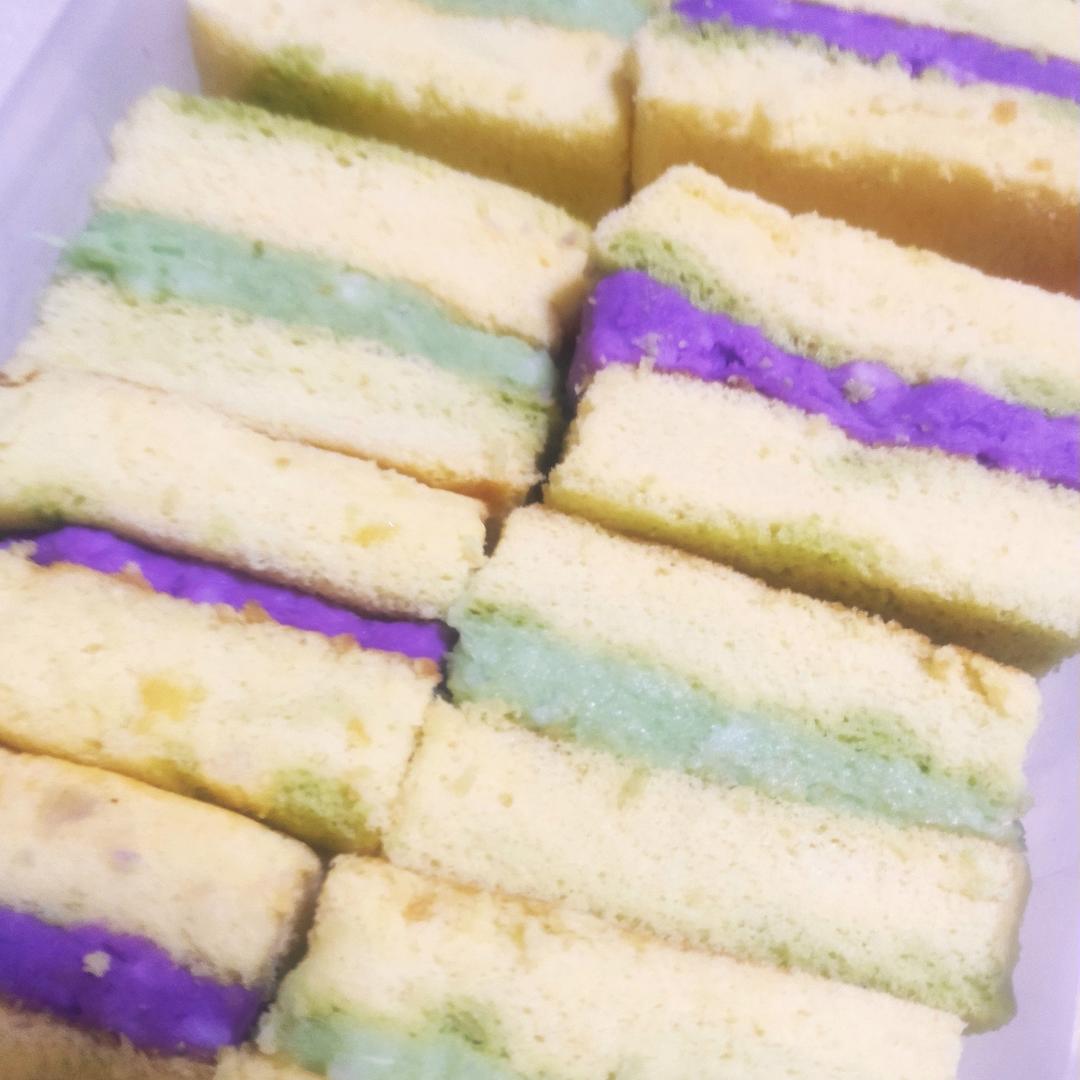 （无油无糖免炒）山药紫薯馅