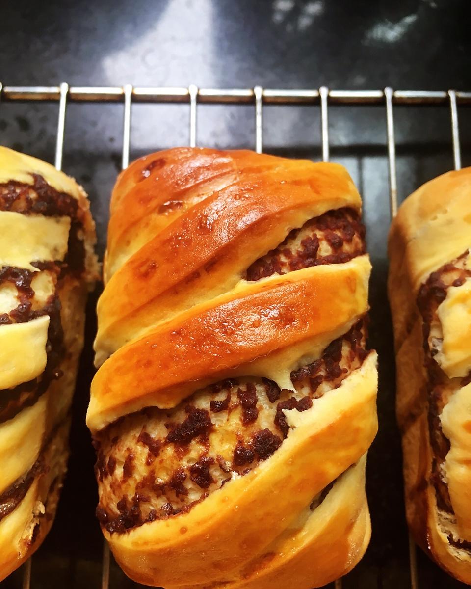 豆沙造型小面包