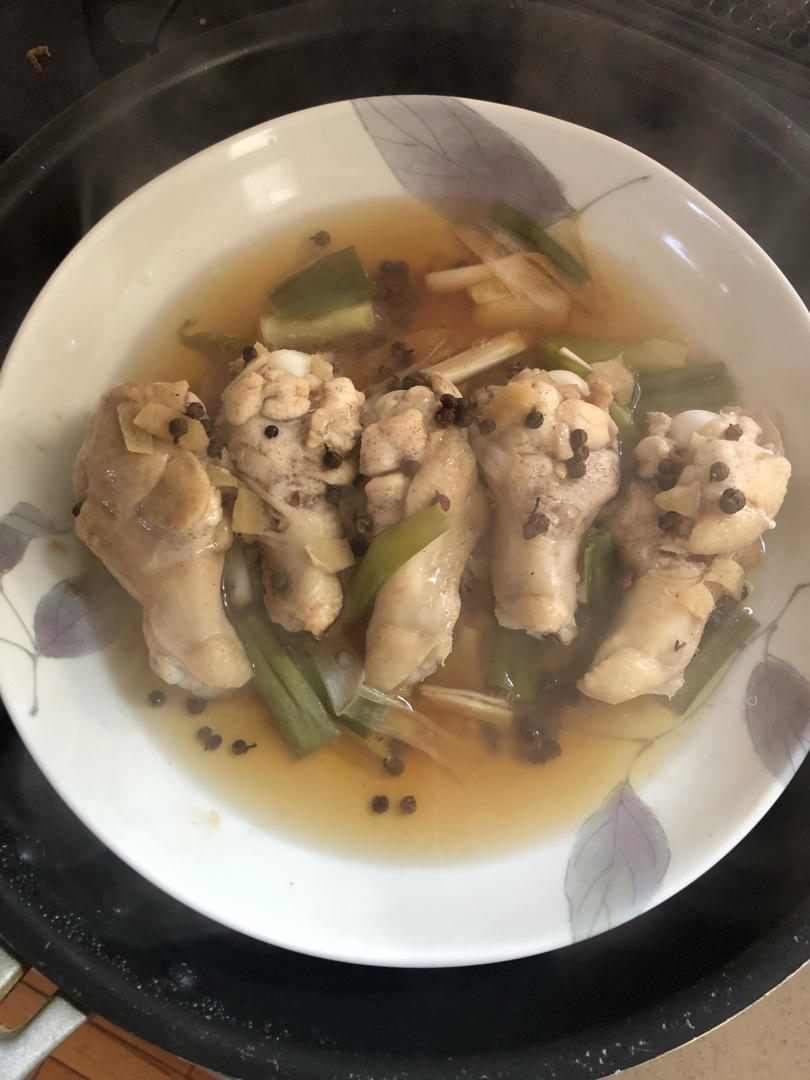 ㊙️不加一滴水不滴油，超好吃的椒盐蒸鸡腿