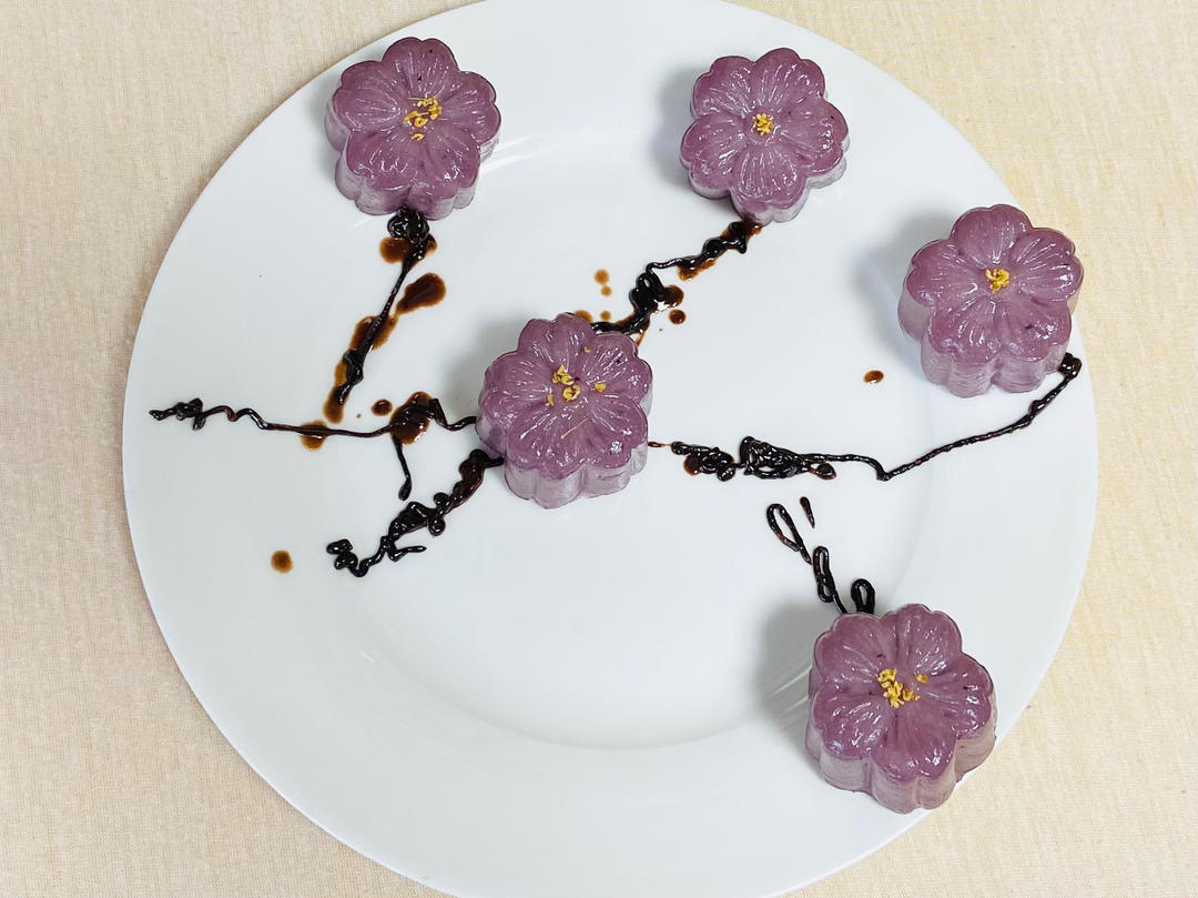 梅花烙山药糕