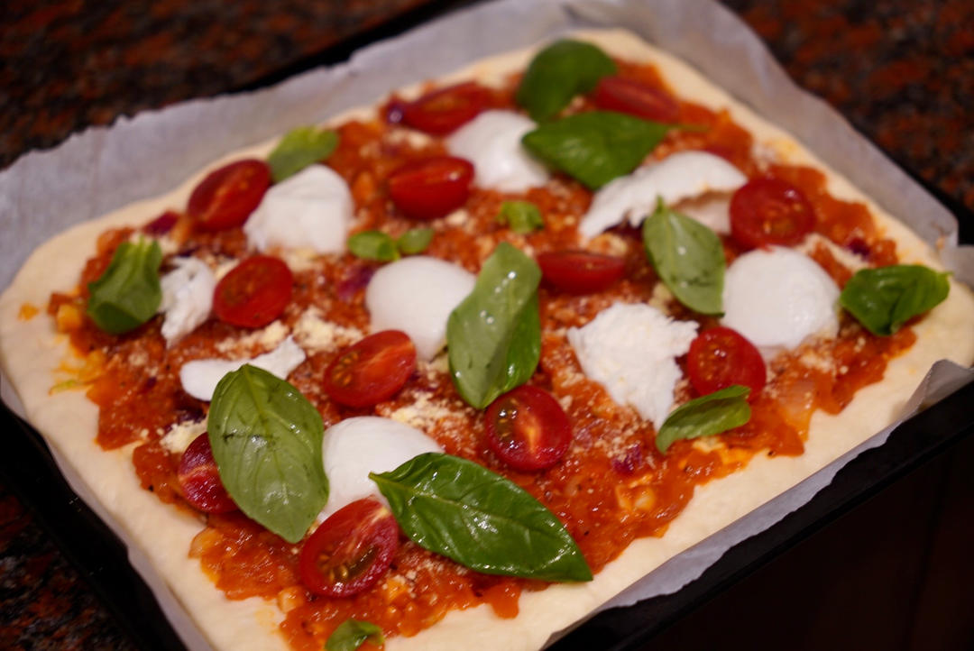 被惊艳到❗️一口爱上❗️超薄玛格丽特披萨🍕