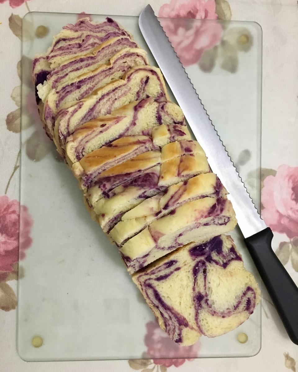 紫薯大理石纹吐司