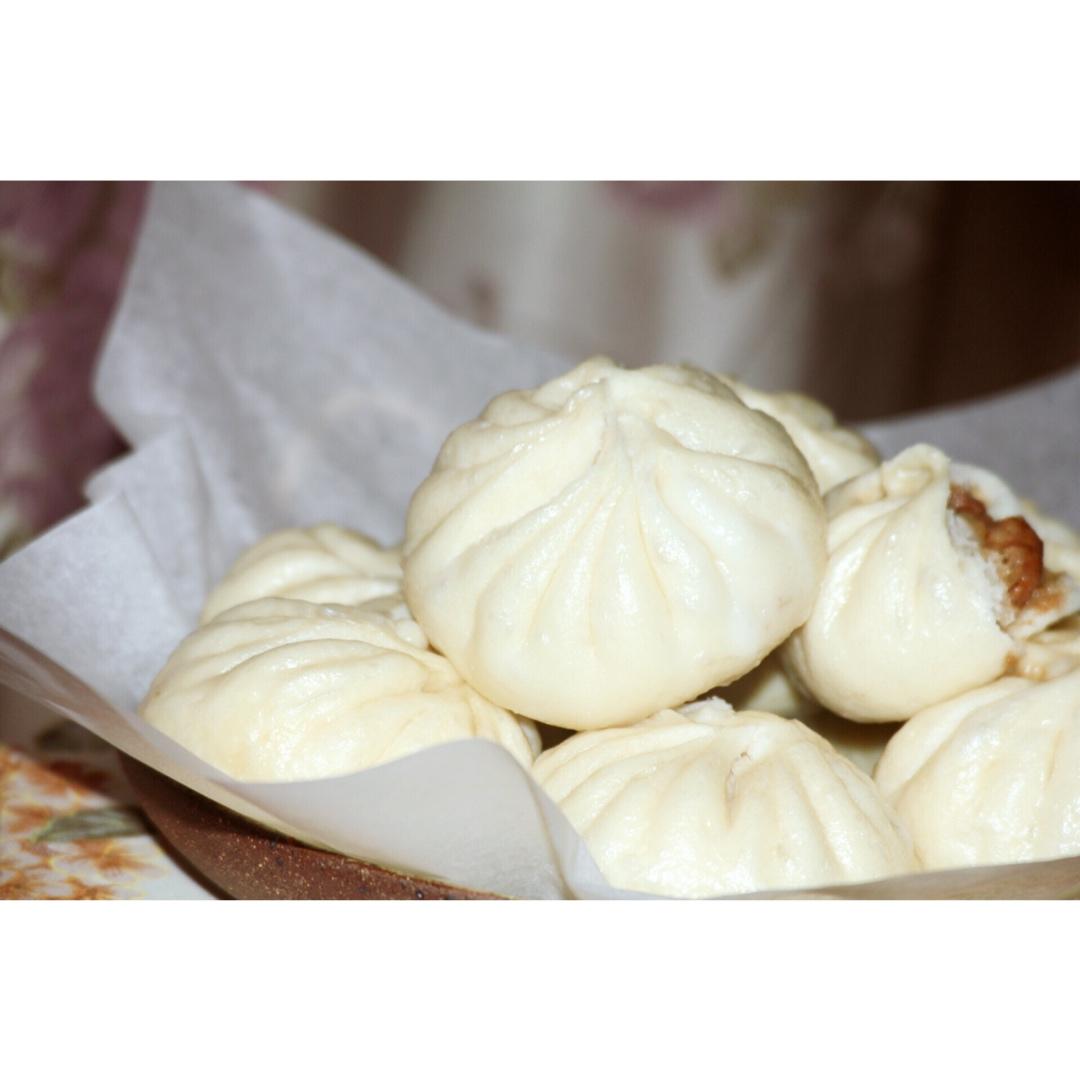 蝶影做的奶香小肉包