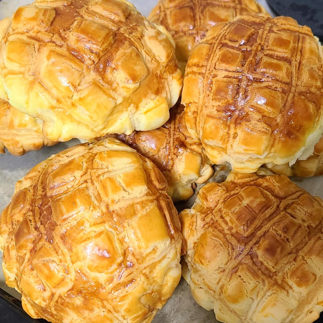 从小吃到大的【港式菠萝包】/ 冰火菠萝油详细步骤