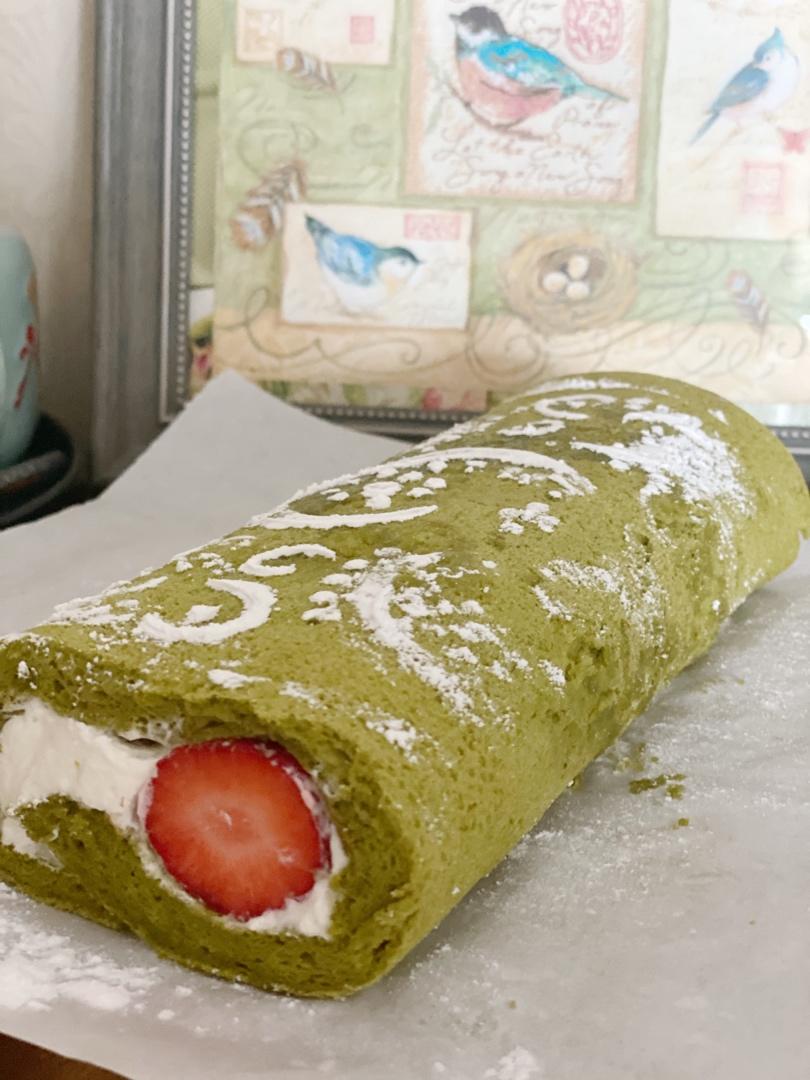 烫面抹茶蛋糕卷（卷不易裂）