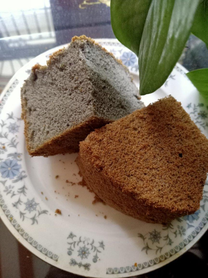 黑芝麻戚风蛋糕
