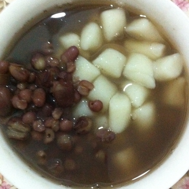 白玉红豆汤