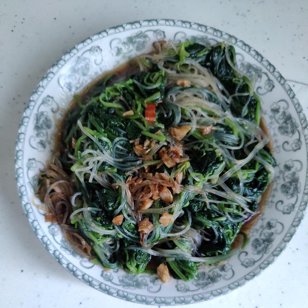 万能凉拌菜料汁（凉拌菠菜粉丝）