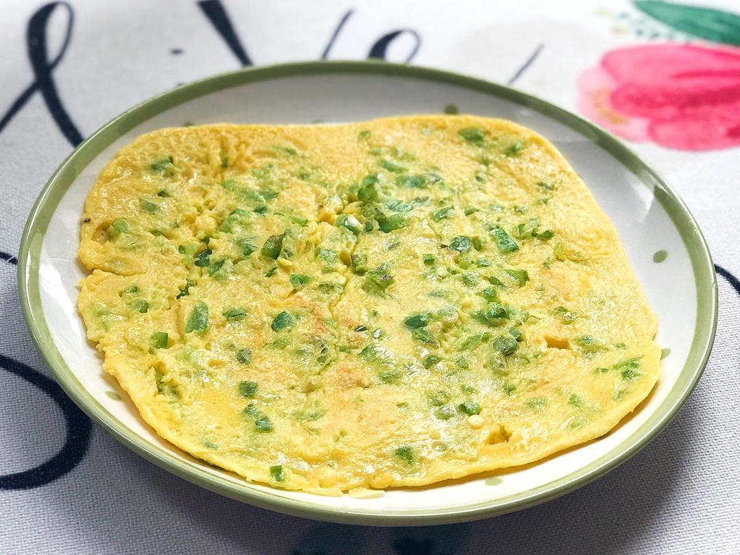 葱花蛋饼（快手营养早餐）