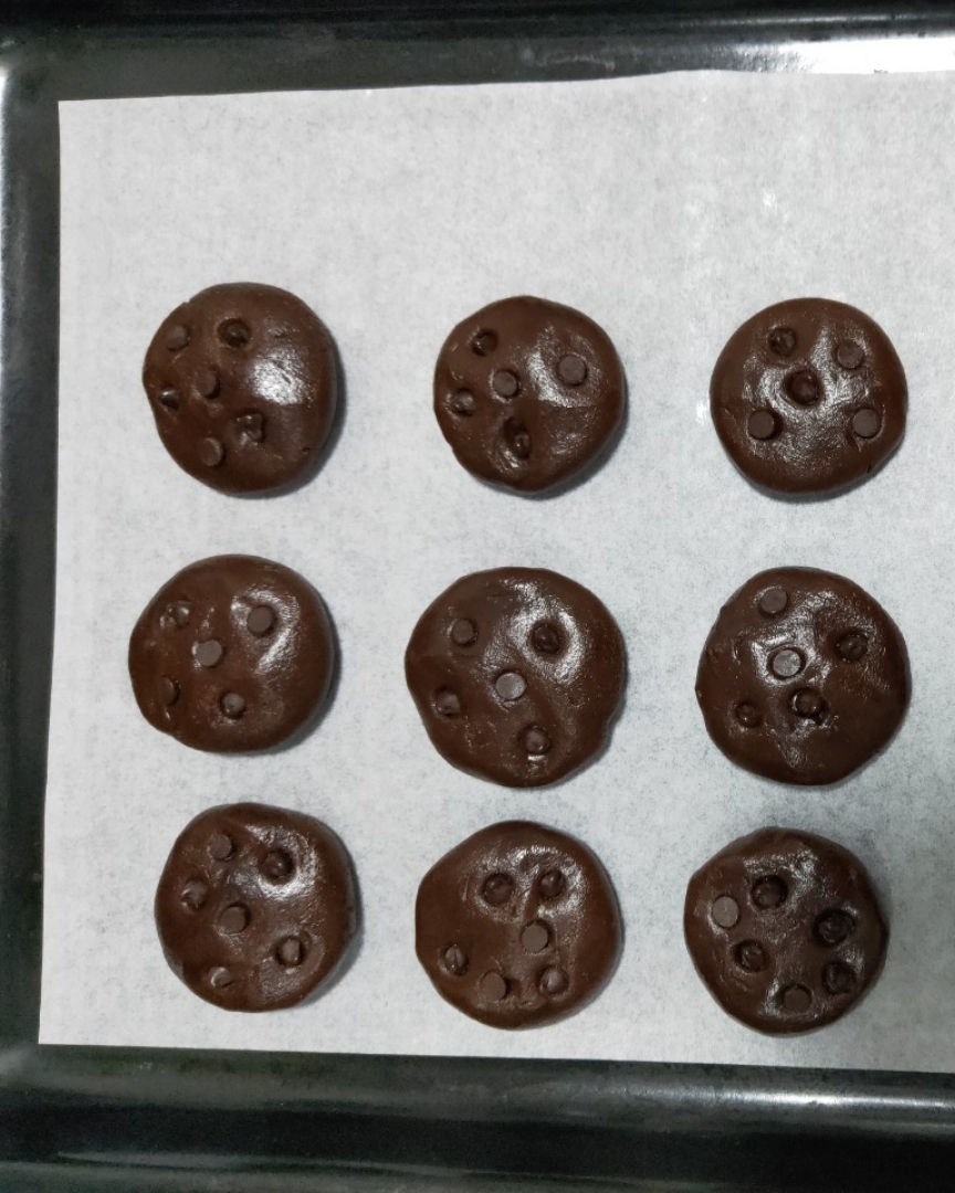 巧克力曲奇饼干的做法 步骤4