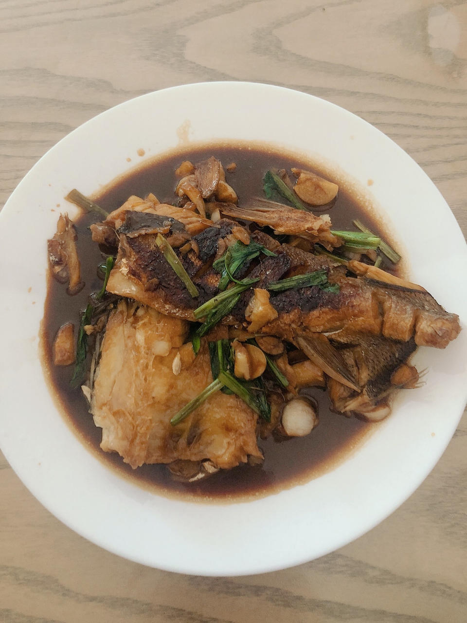 红烧海鲈鱼