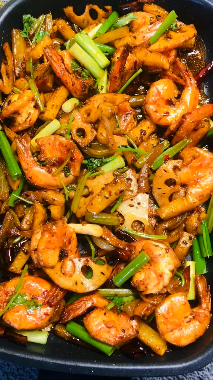 【干锅香辣虾图片】三多美食记_下厨房