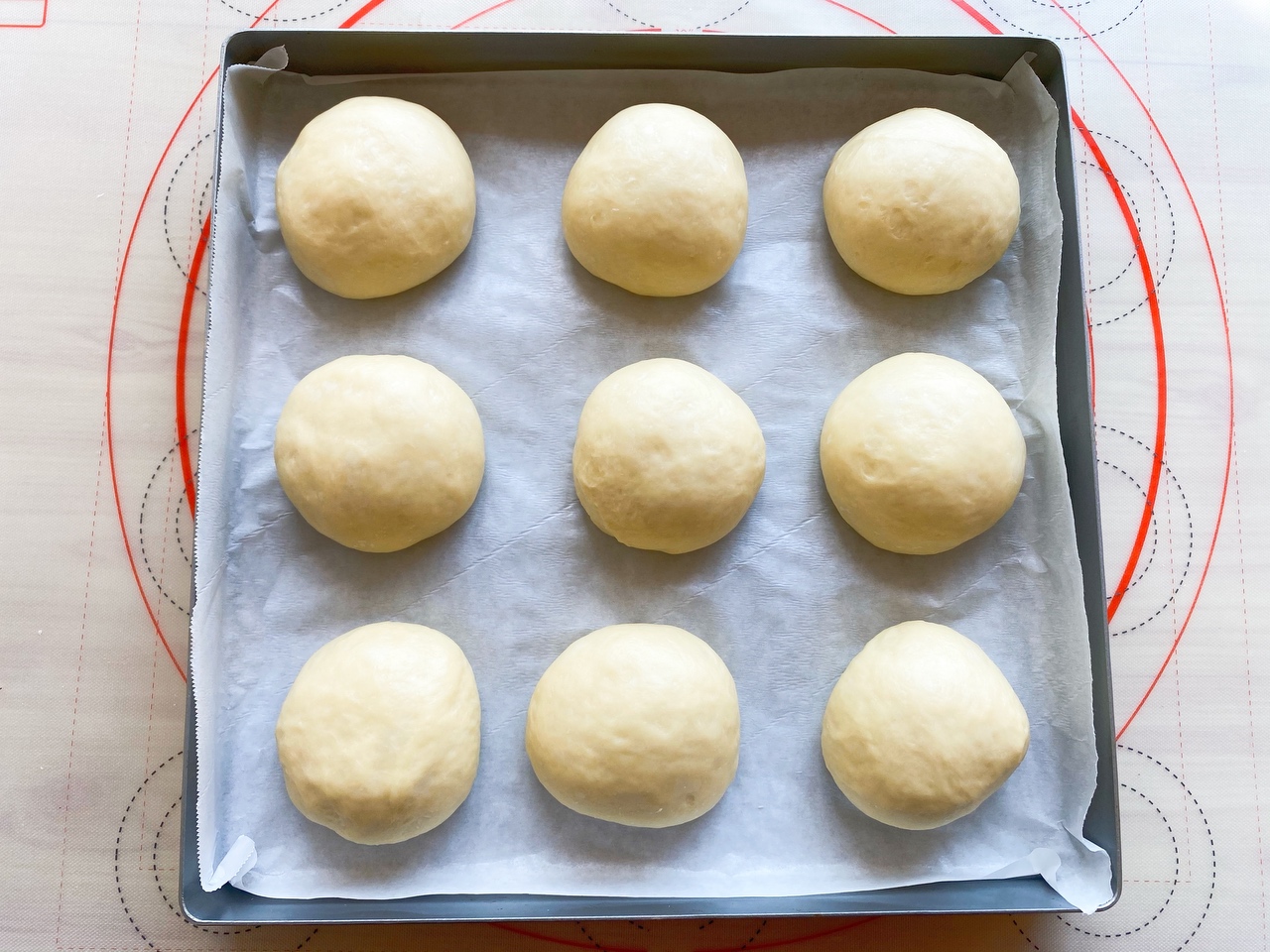 免烤箱❗️可以爆浆的卡士达酱甜甜圈🍩巨简单的做法 步骤7