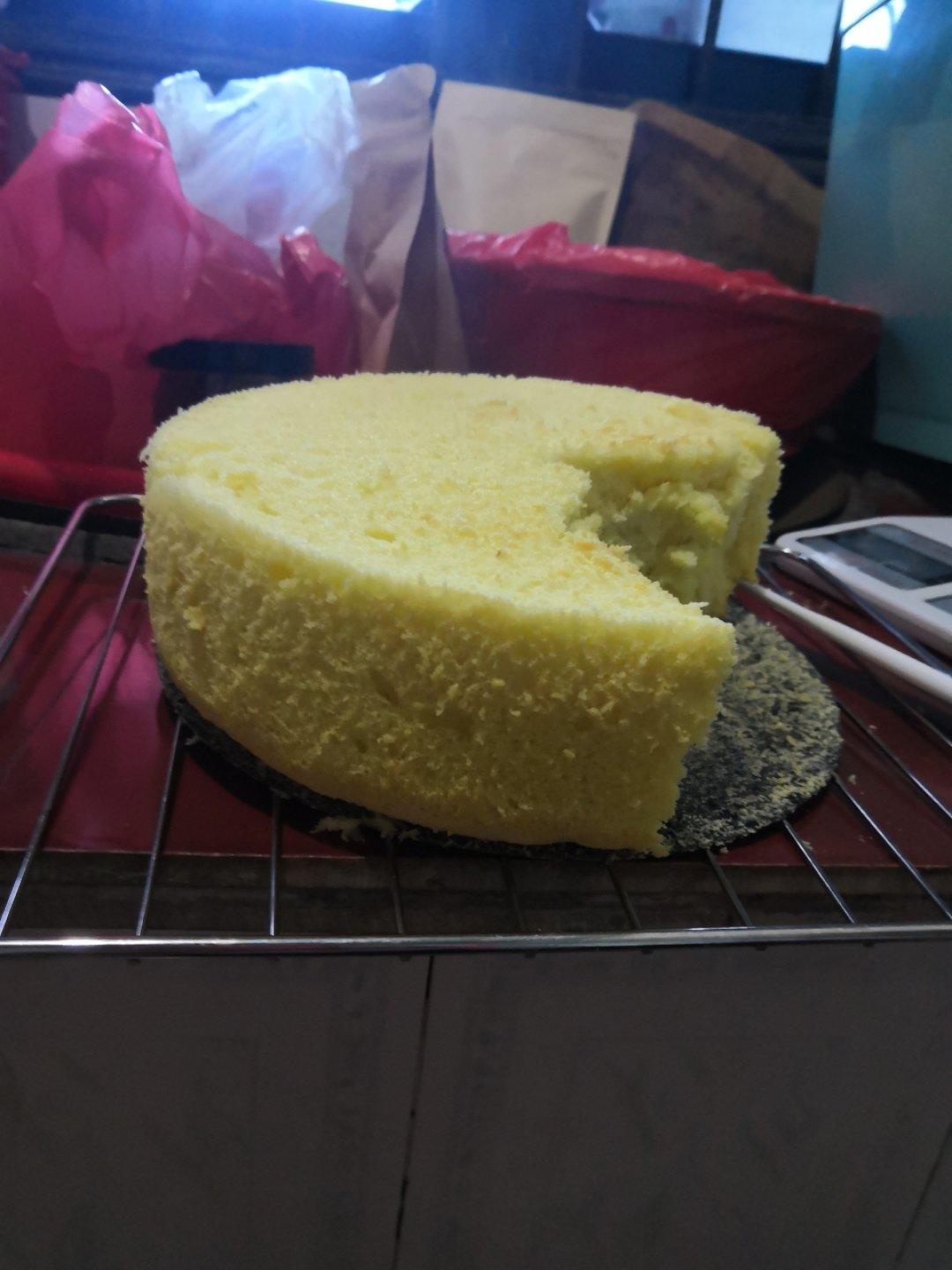 零失败戚风蒸蛋糕（8寸）可做蛋糕胚（另附红丝绒蒸蛋糕做法）
