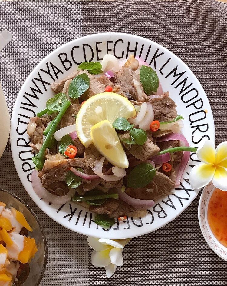 正宗泰式牛肉沙拉