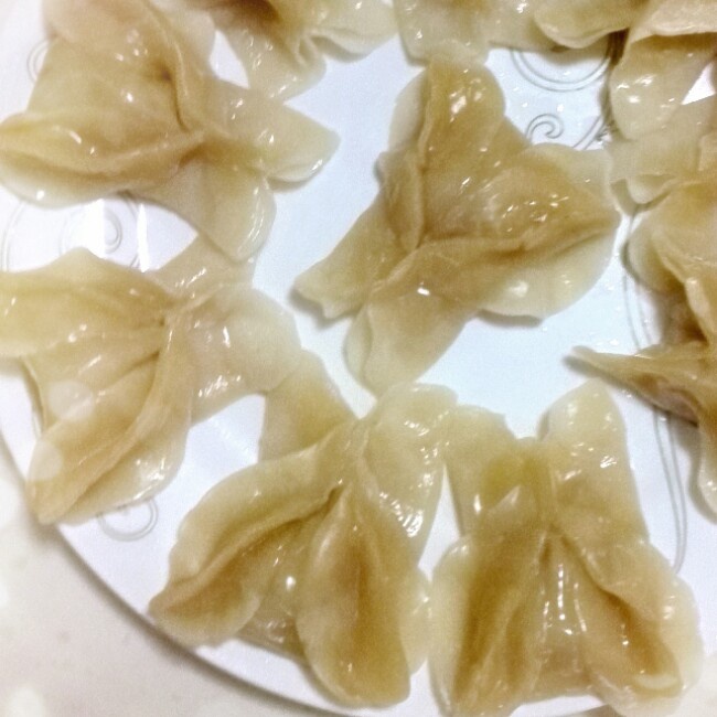 蝴蝶蒸饺