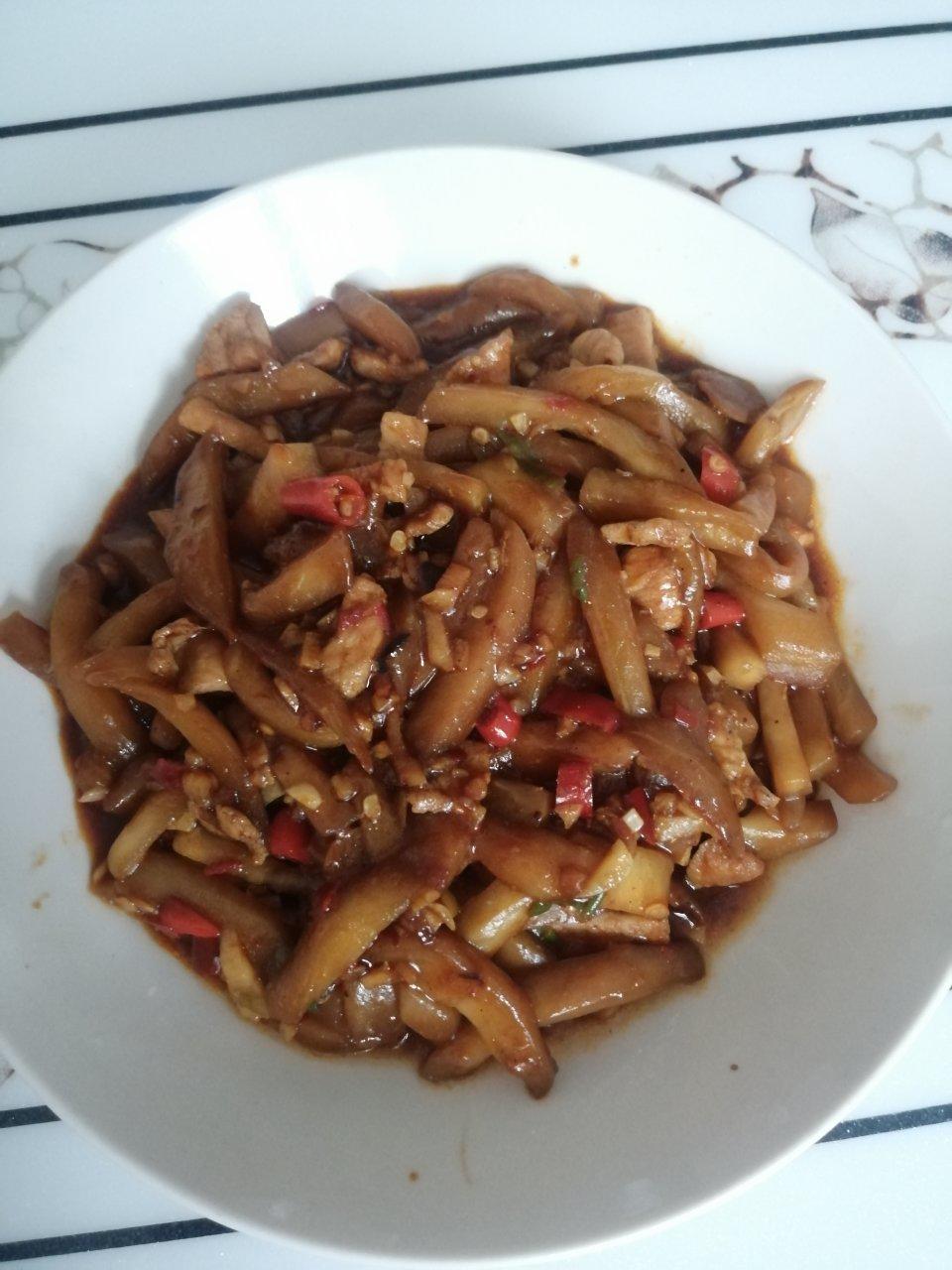 西红柿炒茄子