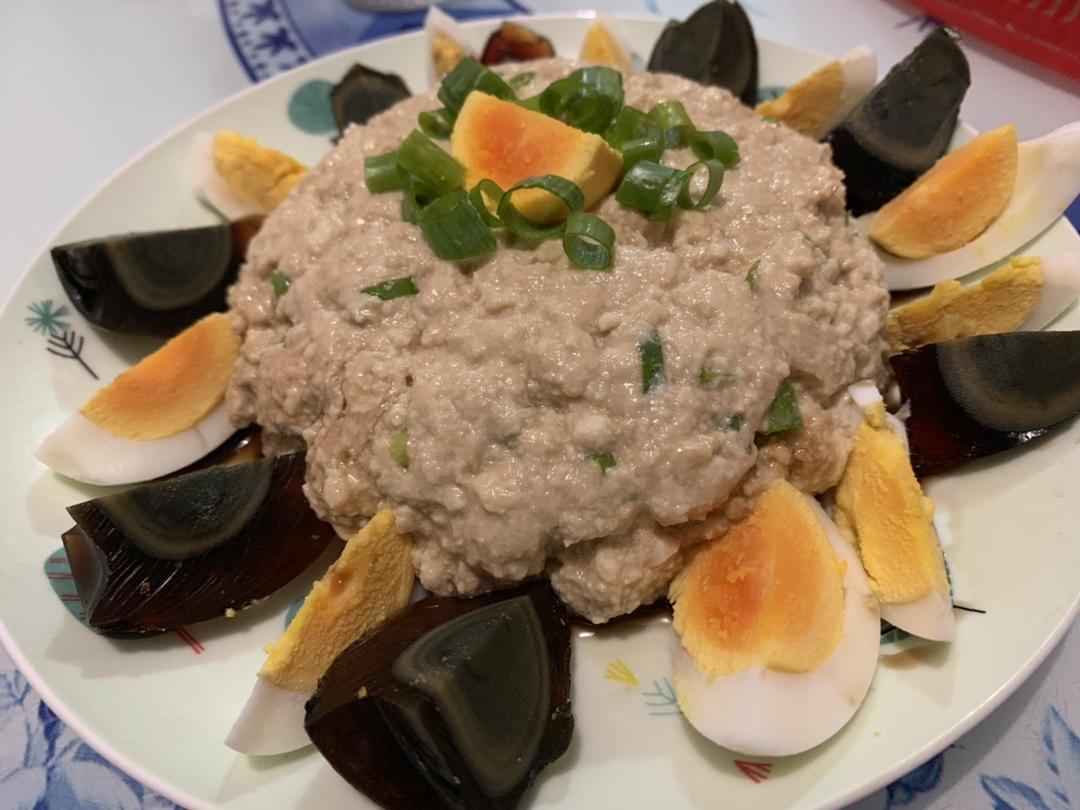 凉拌皮蛋豆腐