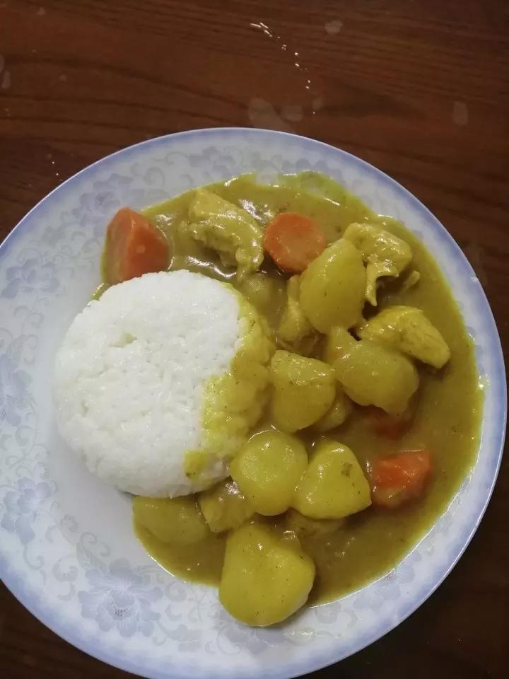 咖喱鸡（鸡胸肉版）