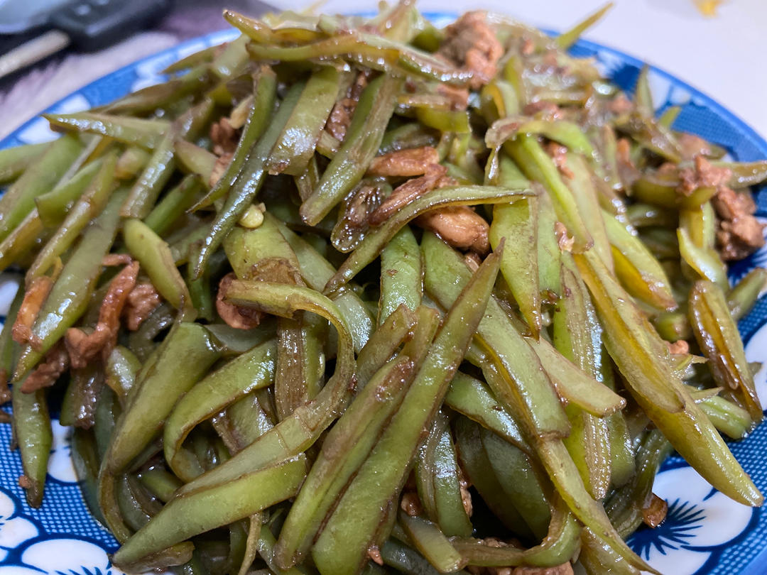 下饭爽口的小炒扁豆丝
