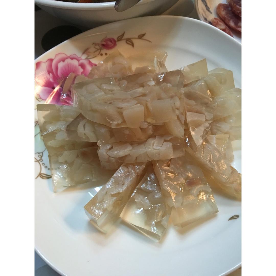 吃真正的胶原蛋白：水晶皮冻