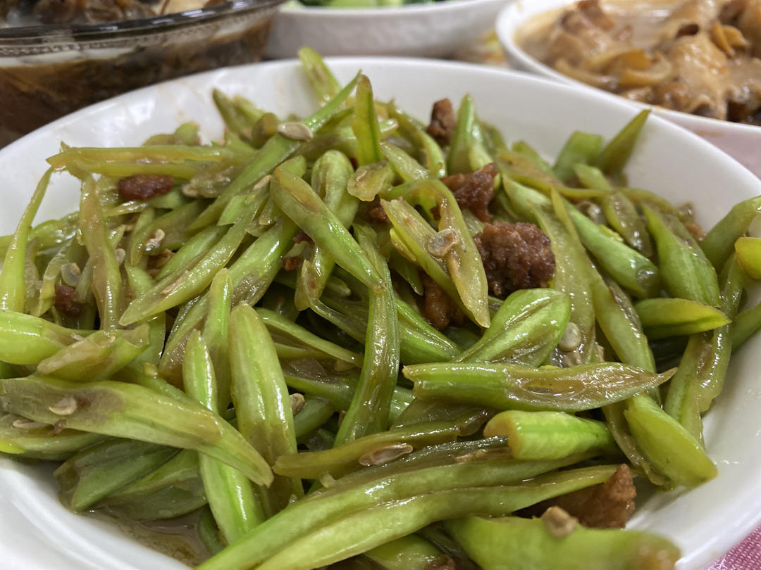 家常小炒四季豆