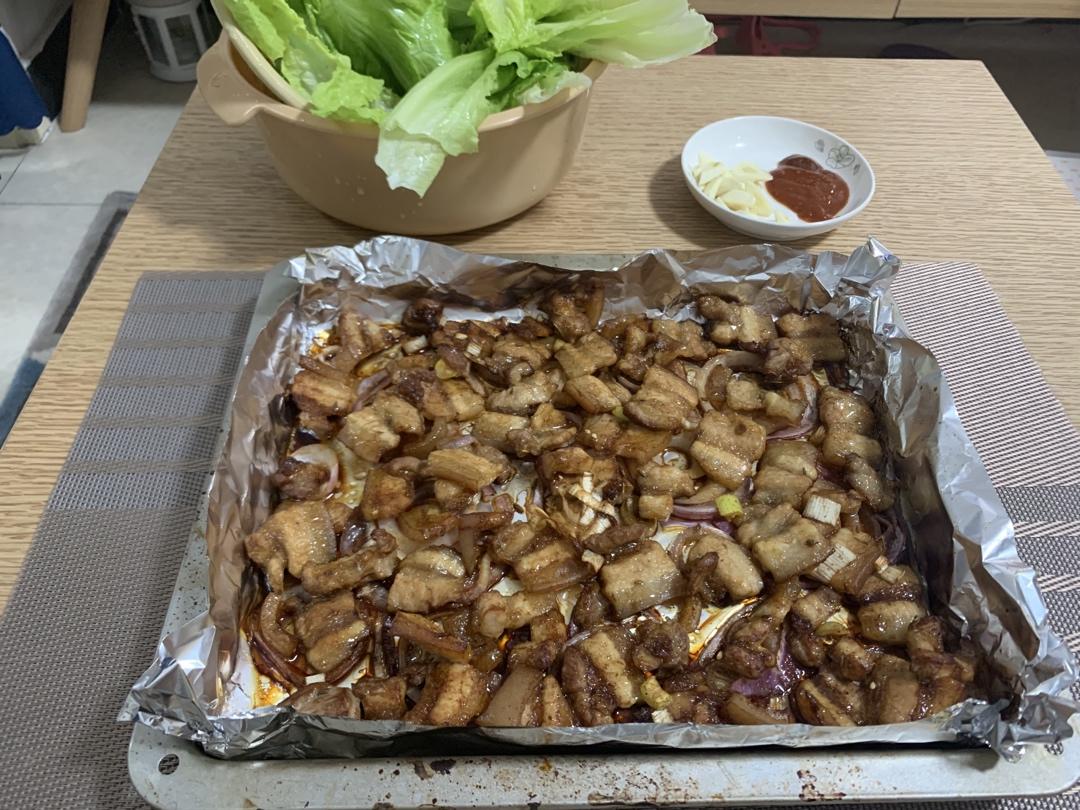 【烤五花肉】（烤箱版）