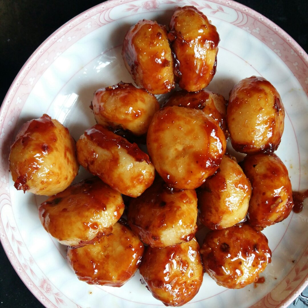 小倩37做的拔丝琉璃荸荠