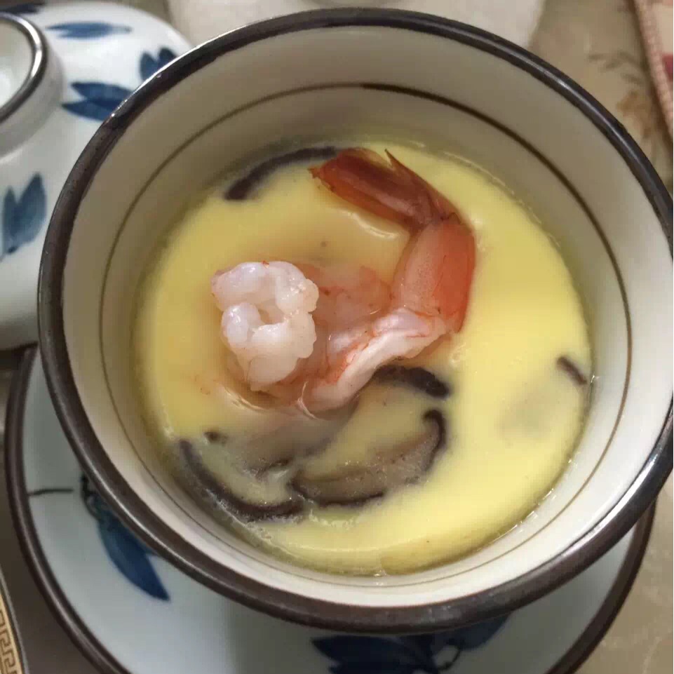 日式香菇蒸蛋