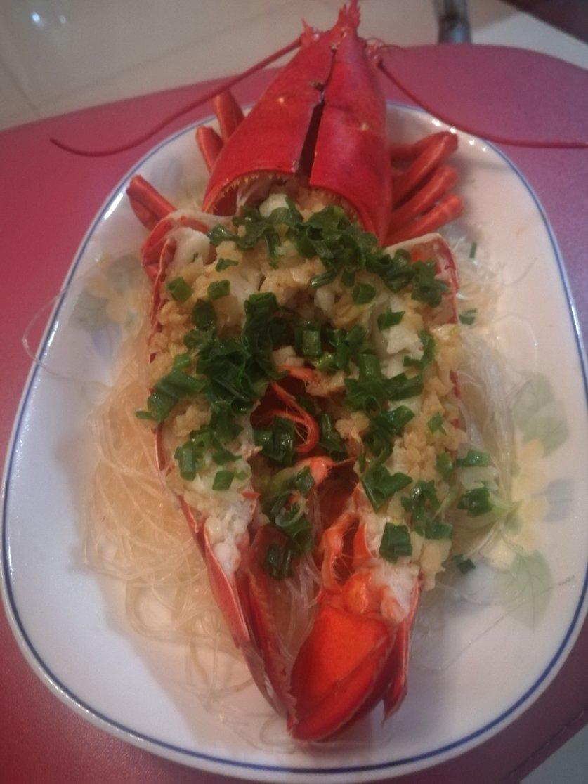 蒜蓉龙虾蒸粉丝